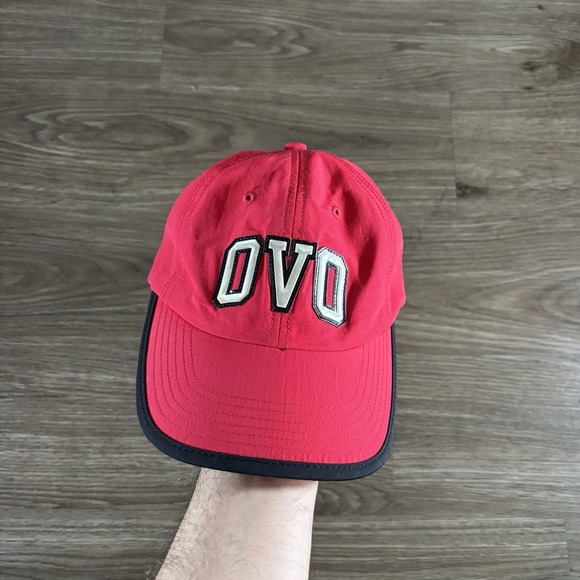 OVO Other - OVO October's Very Own Drake Red 100% Nylon Made In USA Hat